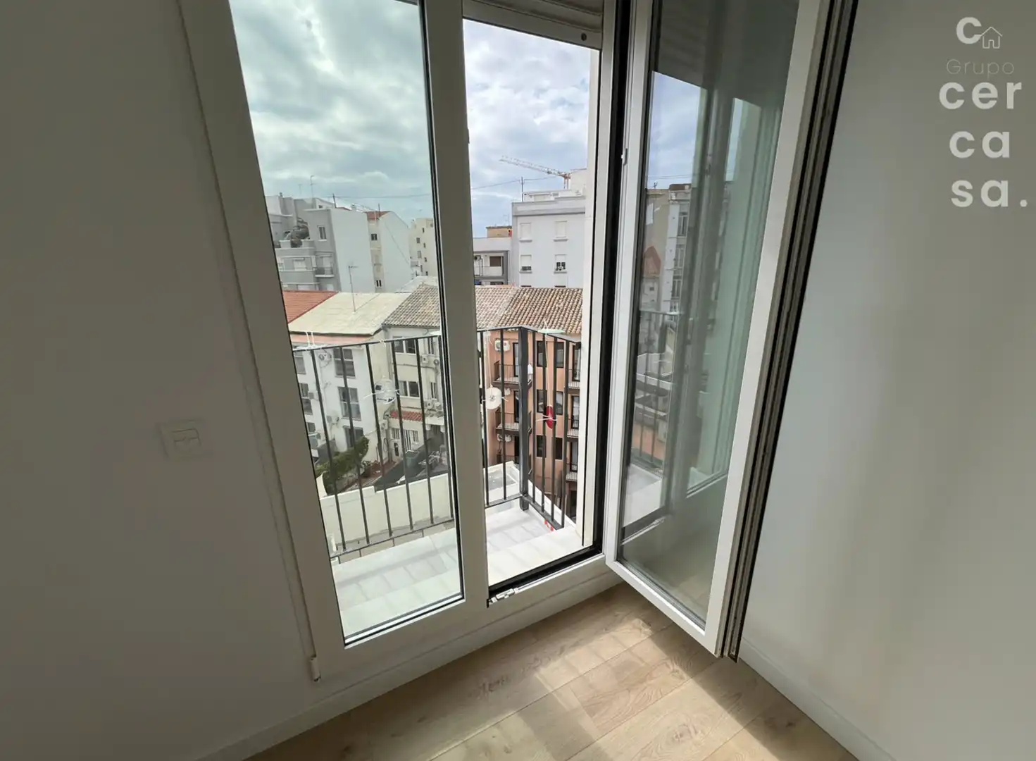 Balcony of Flat for rent in Valencia  with Air Conditioner, Heating and Storage room