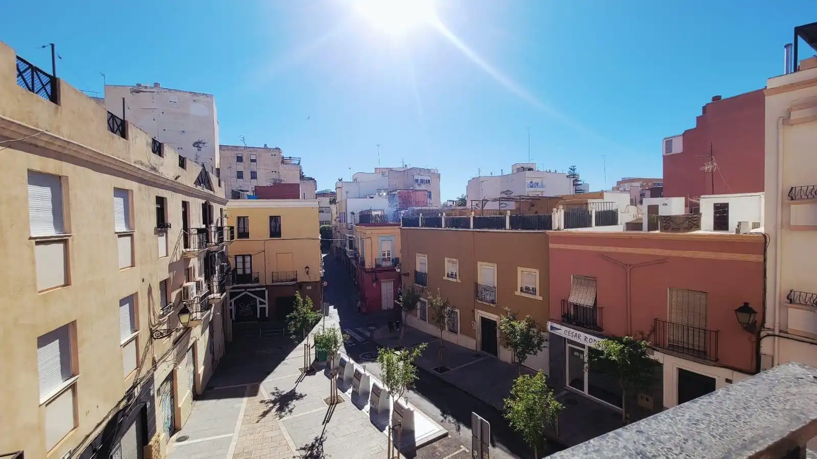Exterior view of Flat for sale in Almería  with Terrace and Furnished