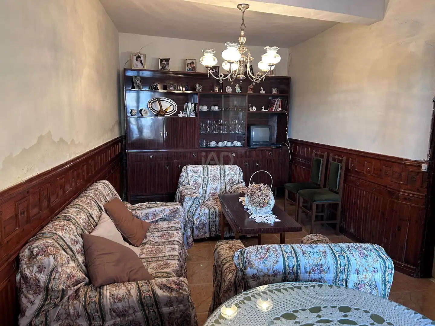 Sala d'estar de Finca rústica en venda en Villamañán