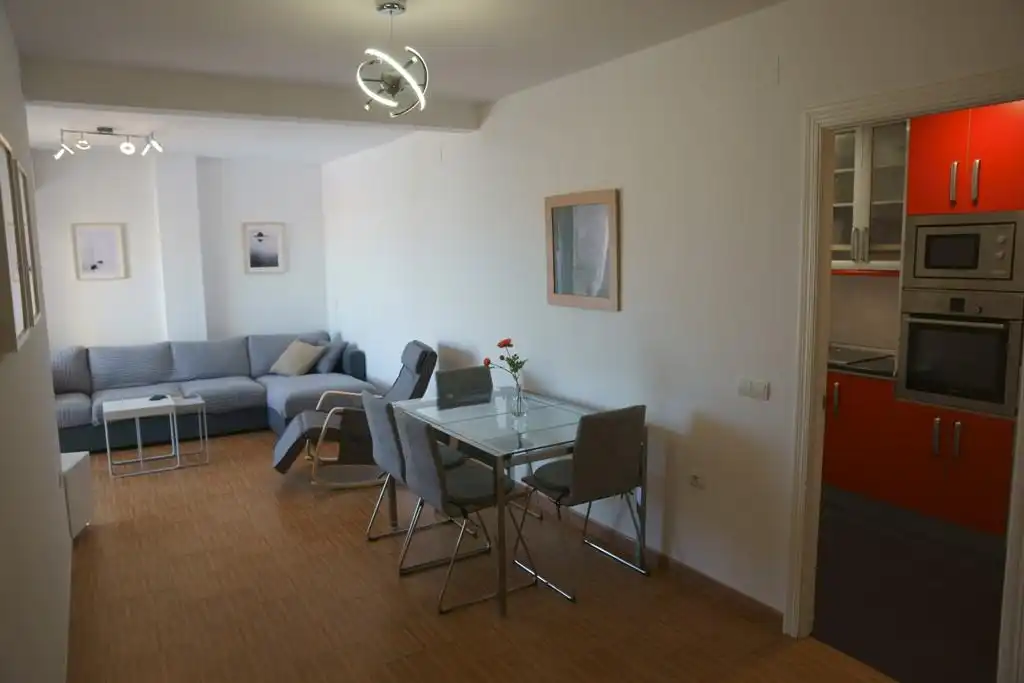 Sala de estar de Piso de alquiler en Sanlúcar de Barrameda con Aire acondicionado y Amueblado