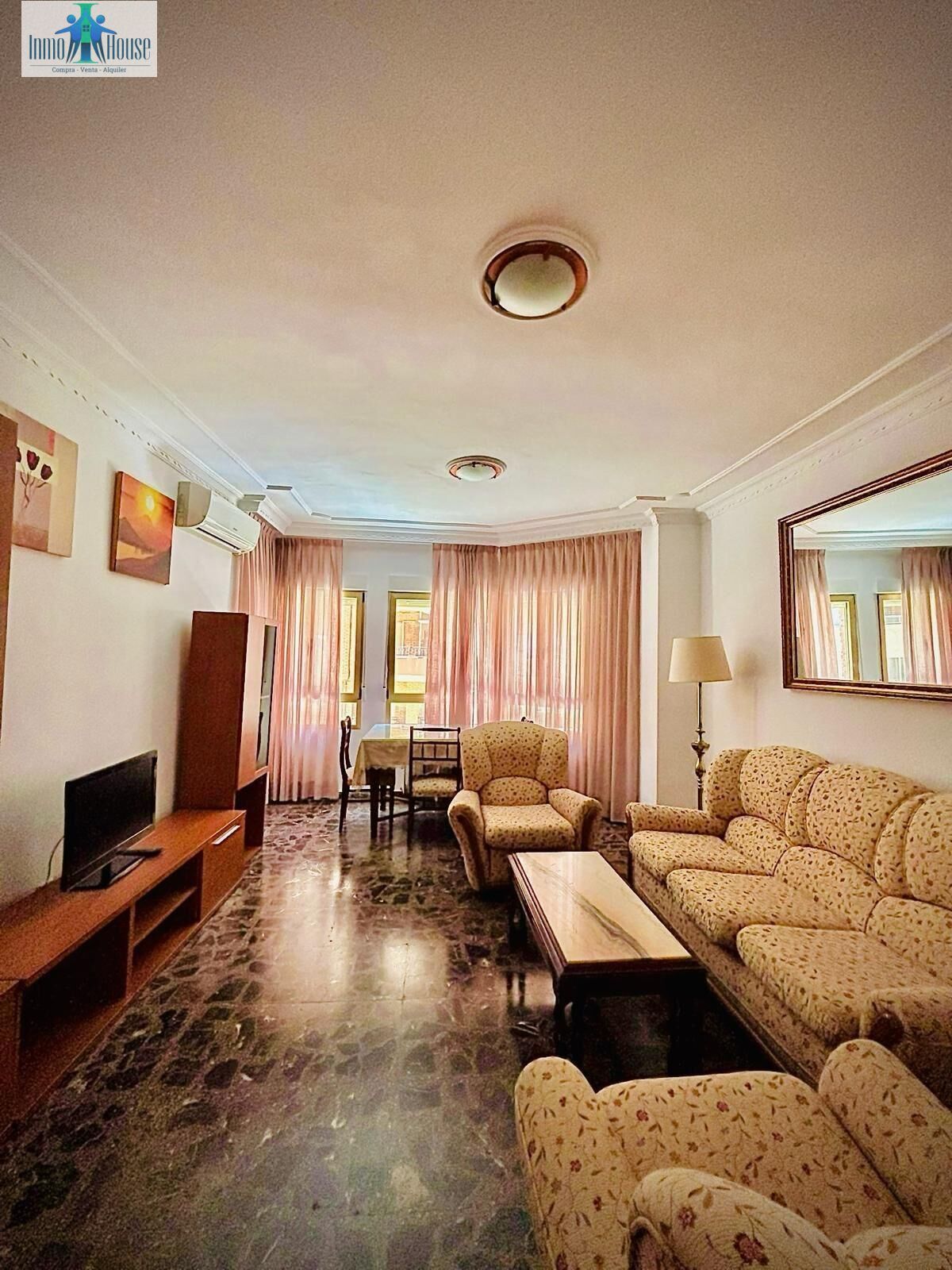 Living room of Flat for sale in  Albacete Capital  with Air Conditioner, Heating and Terrace
