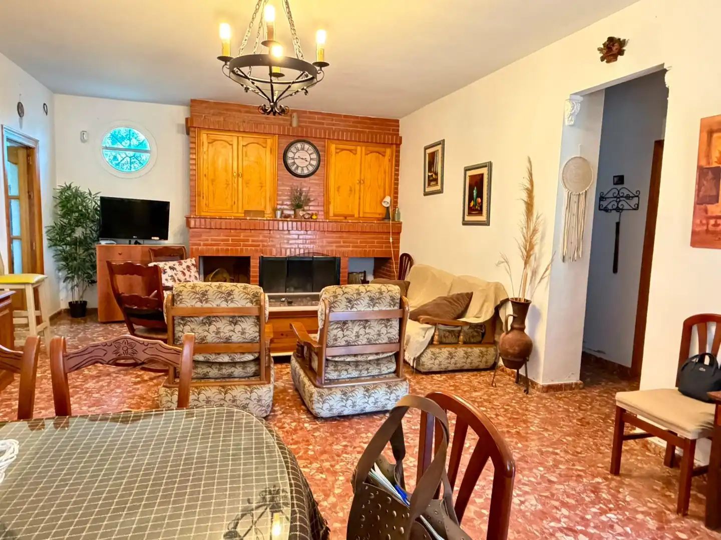 Sala d'estar de Finca rústica en venda en Antequera amb Aire condicionat, Calefacció i Jardí privat