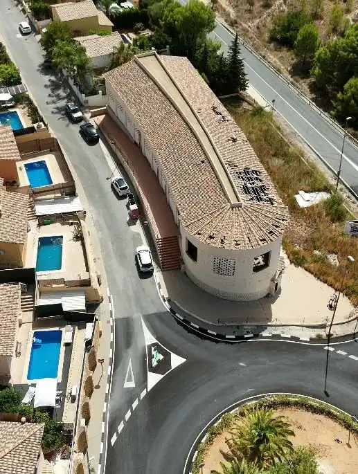 Vista exterior de Apartament en venda en Relleu amb Aire condicionat, Terrassa i Moblat
