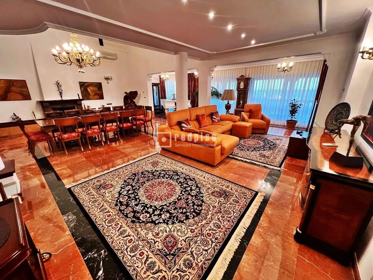 Living room of Houses for sale in Málaga  with Air Conditioner, Heating and Private garden