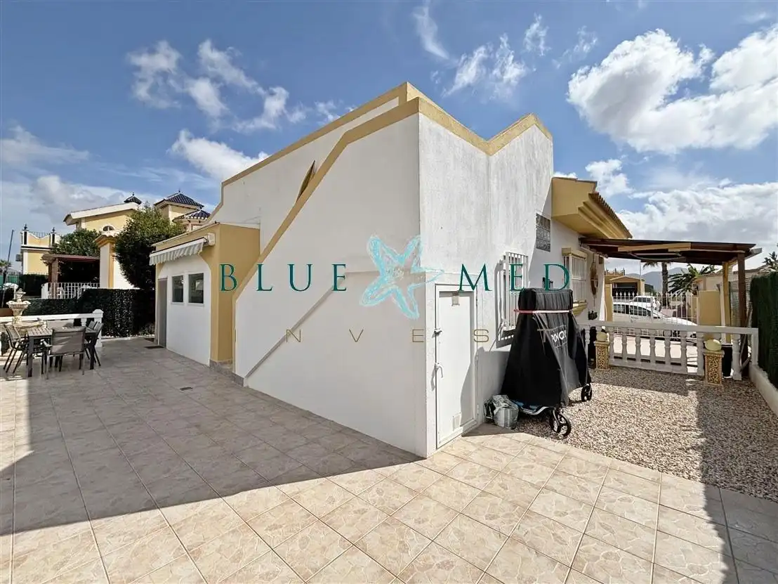 Exterior view of Houses for sale in Mazarrón  with Air Conditioner, Heating and Private garden