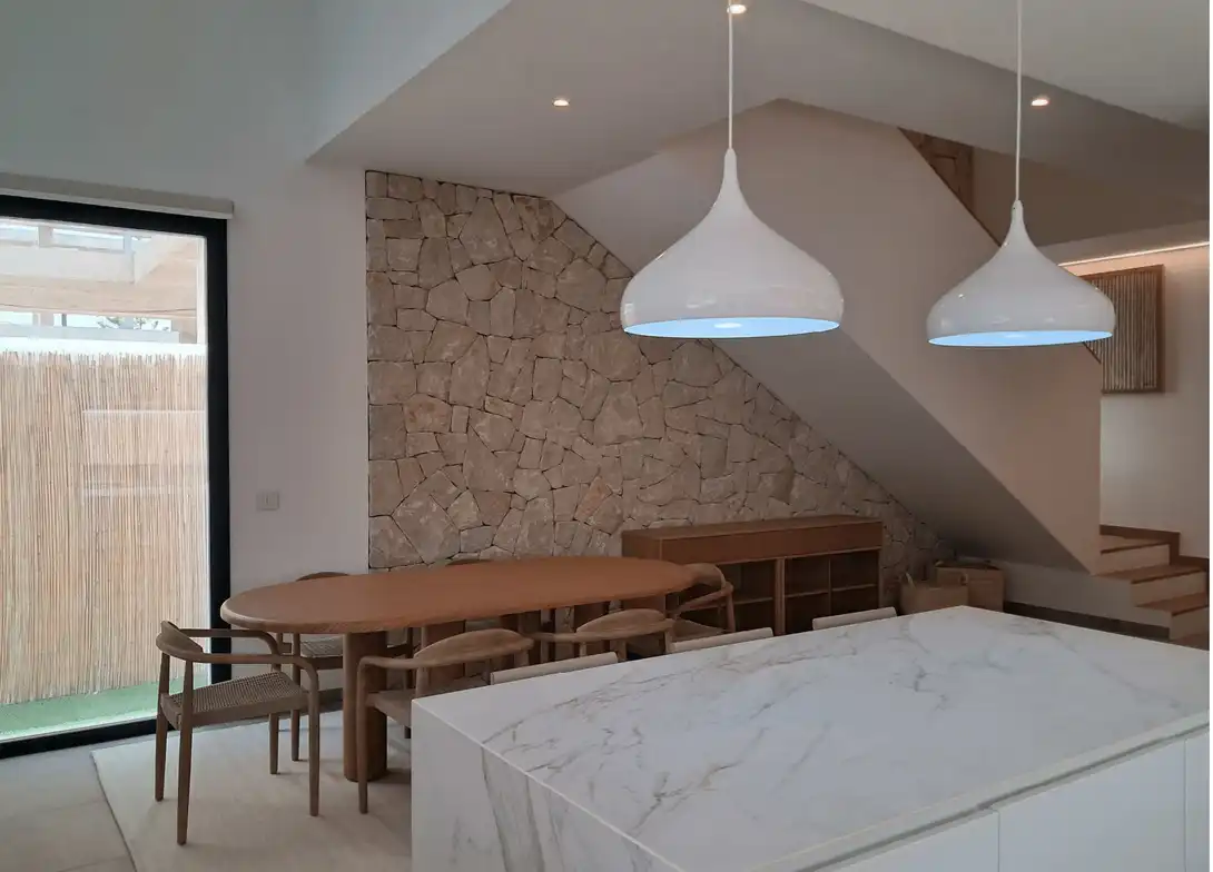 Dining room of Houses for sale in L'Alfàs del Pi  with Private garden, Terrace and Swimming Pool