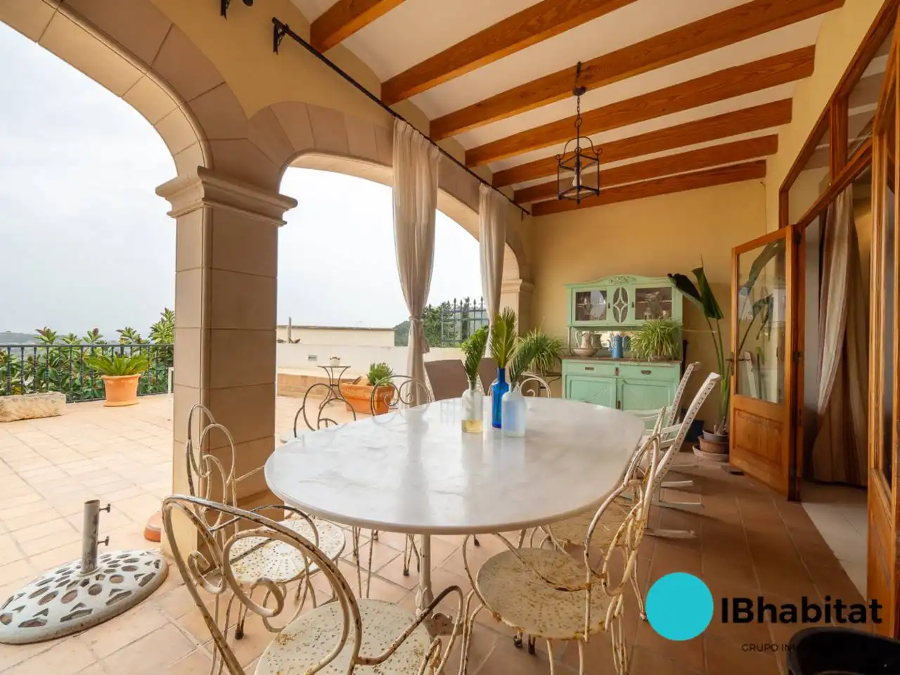 Terraza de Casa o chalet de alquiler en Selva con Terraza y Piscina