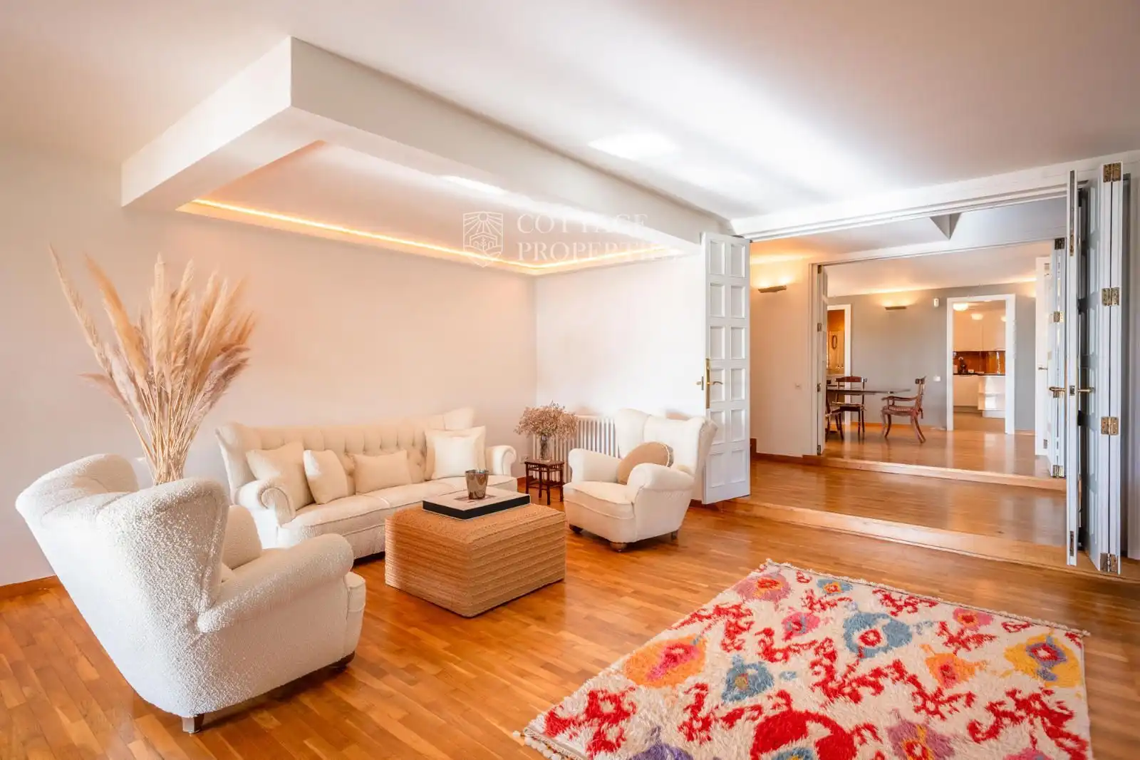 Sala de estar de Casa o chalet en venta en Sant Vicenç de Montalt con Aire acondicionado, Terraza y Amueblado