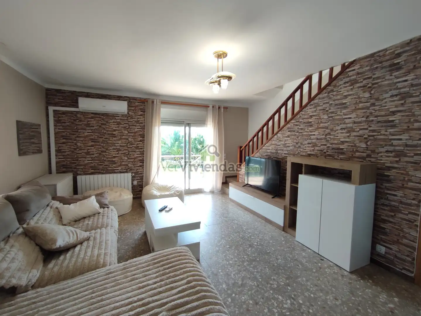 Living room of Houses for sale in Masquefa  with Air Conditioner, Heating and Private garden