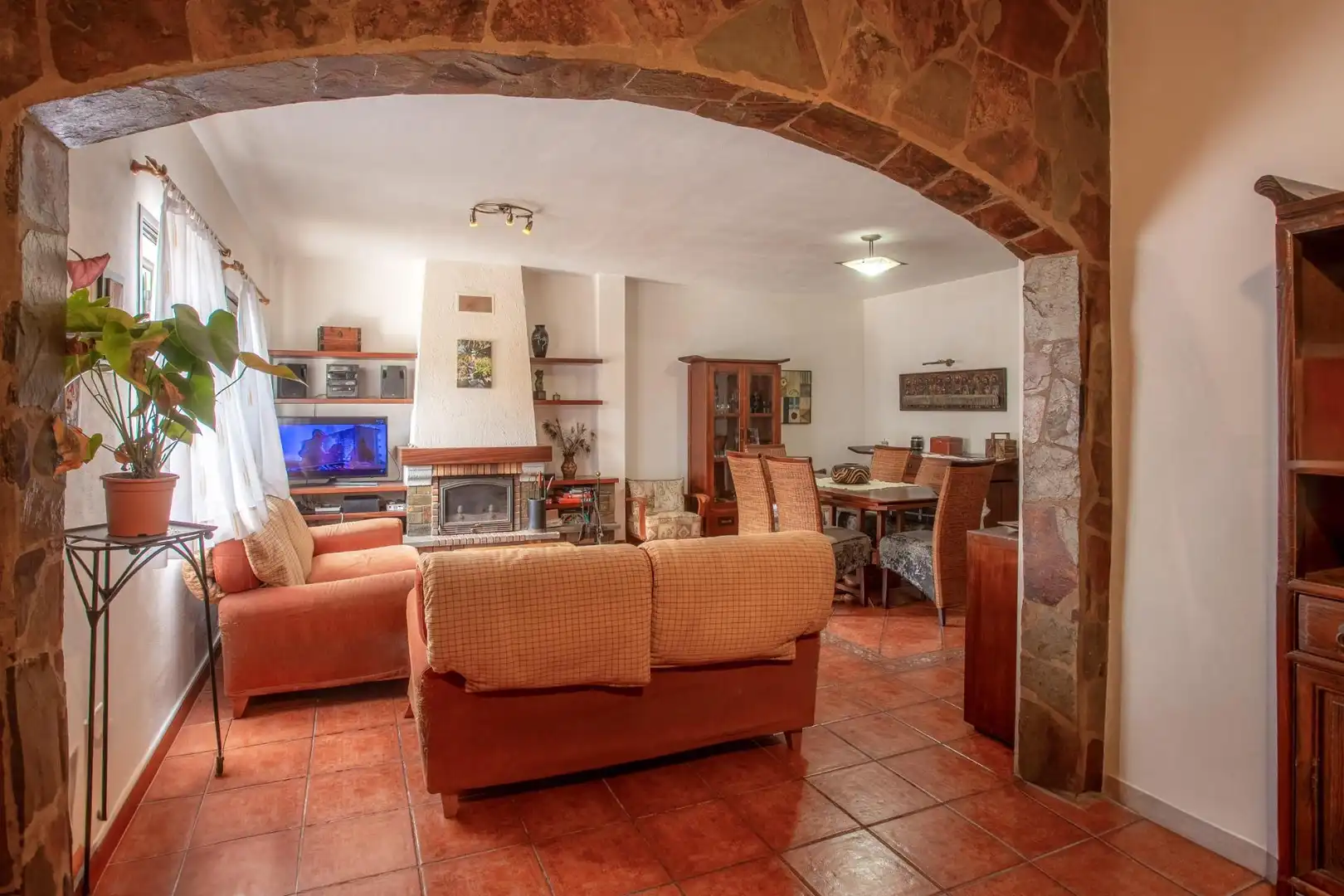 Sala d'estar de Casa adosada en venda en El Sauzal amb Terrassa, Traster i Balcó