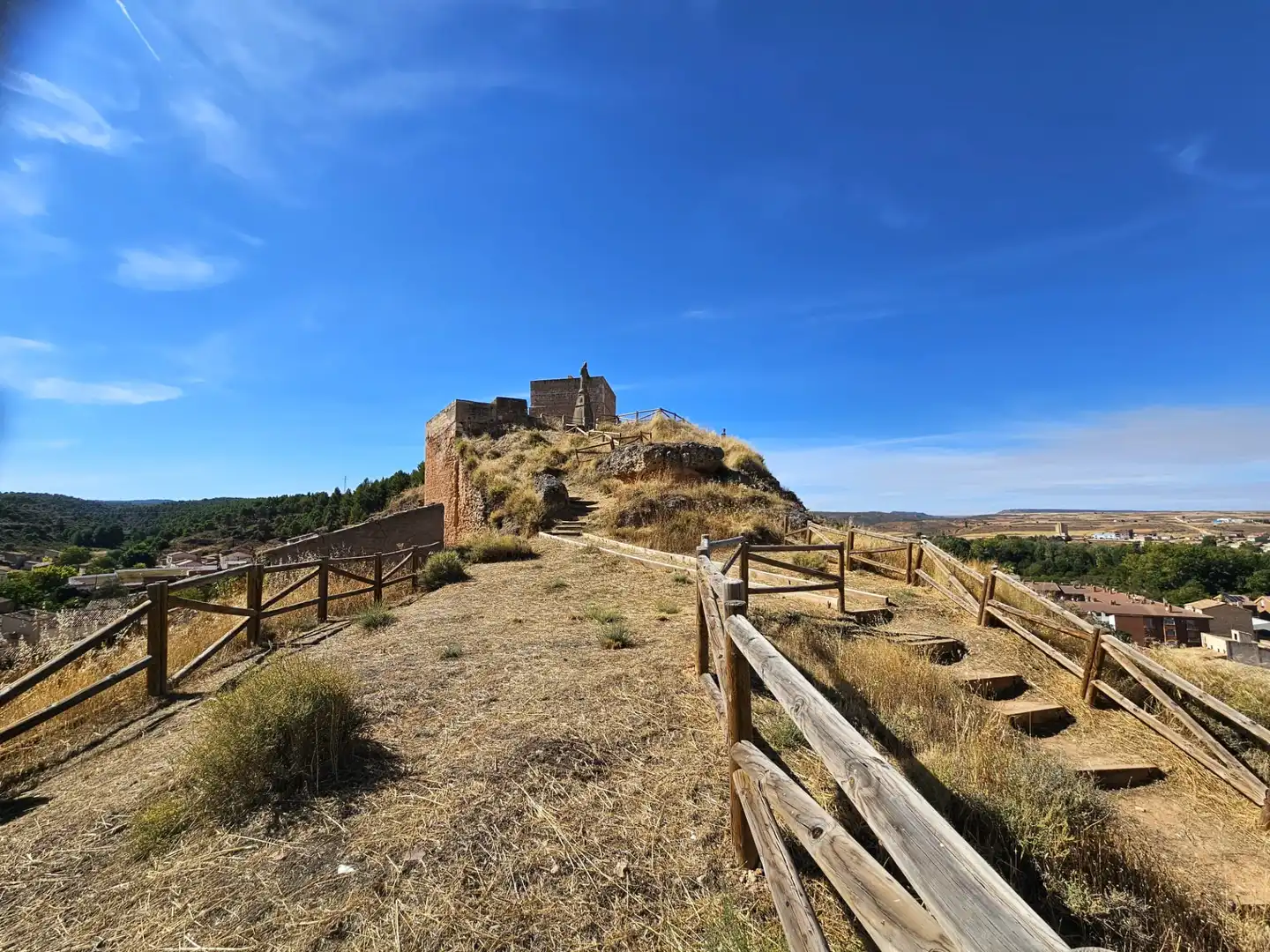 Vista exterior de Casa o chalet en venta en Arcos de Jalón con Aire acondicionado, Calefacción y Jardín privado