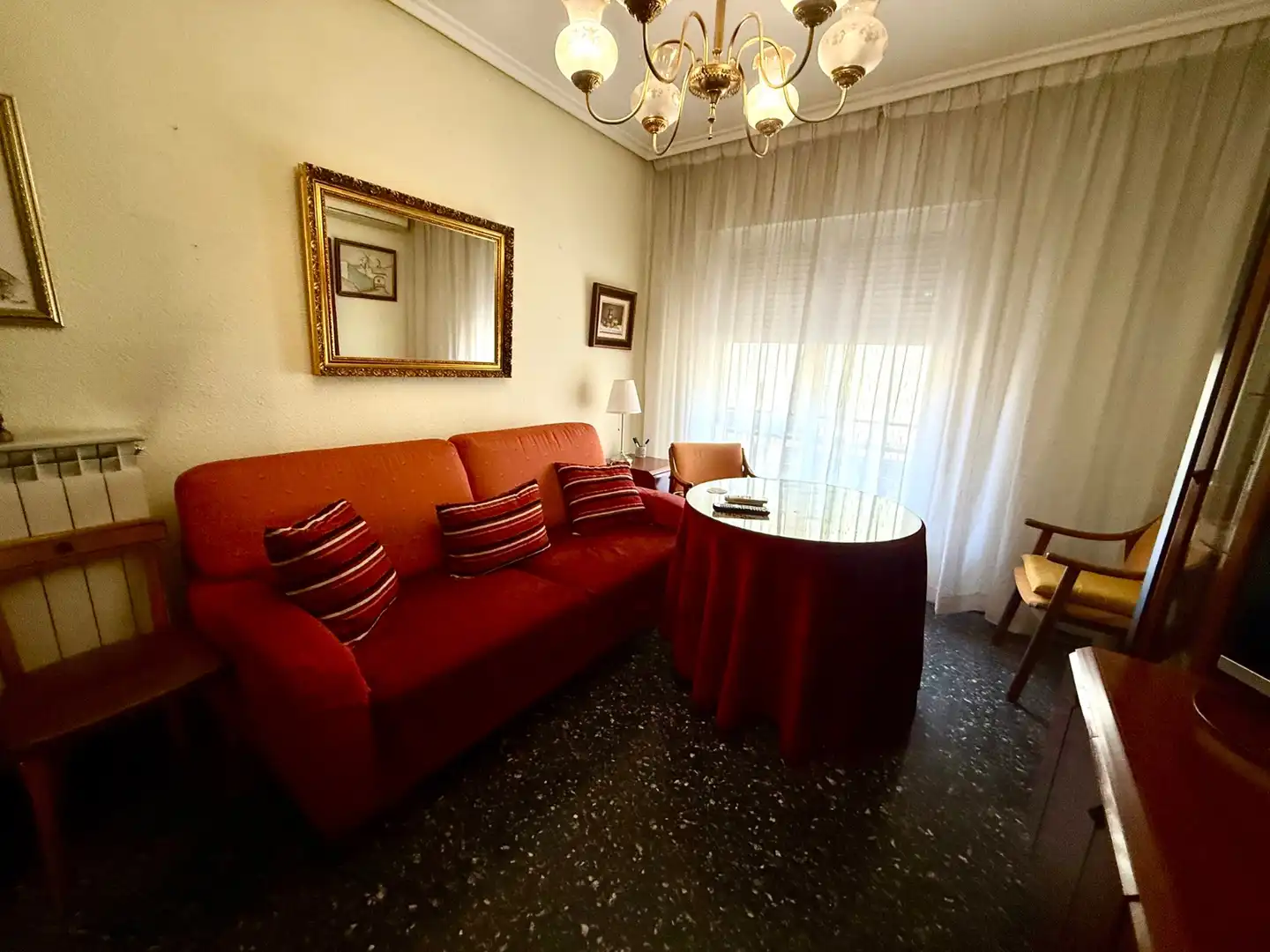 Living room of Flat for sale in Ciudad Real  with Air Conditioner, Heating and Furnished