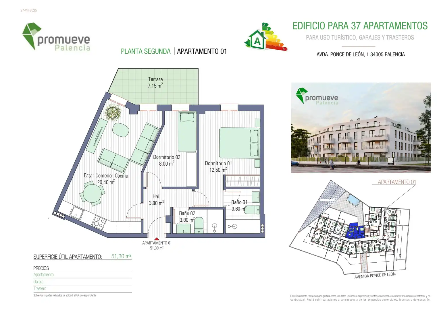 Apartament en venda en Palencia amb Jardí privat i Terrassa