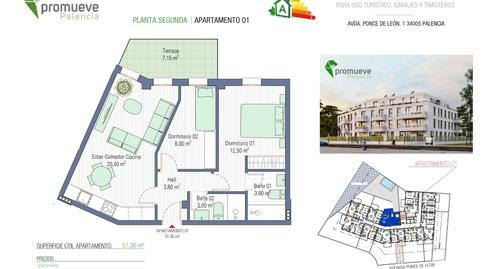 Foto 2 de Apartament en venda a Calle Ponce de León, 1, Allende el Río, Palencia