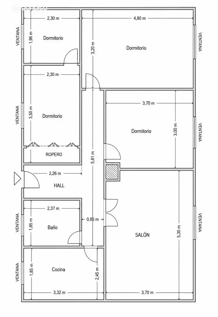 Piso en venta en Granada con Aire acondicionado y Calefacción