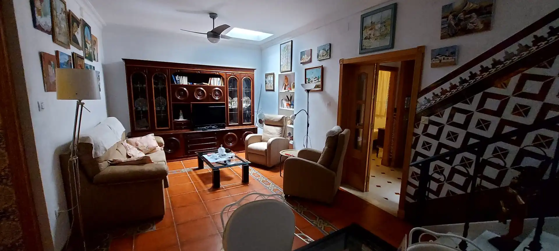 Sala de estar de Casa o chalet en venta en Isla Cristina con Amueblado, Lavadora y Microondas