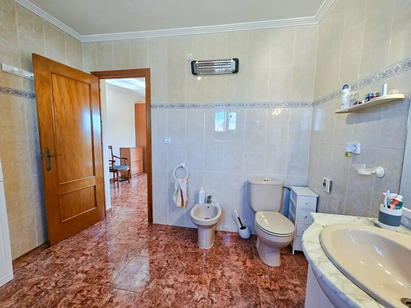 Baño de Finca rústica en venta en Algorfa con Aire acondicionado, Calefacción y Terraza