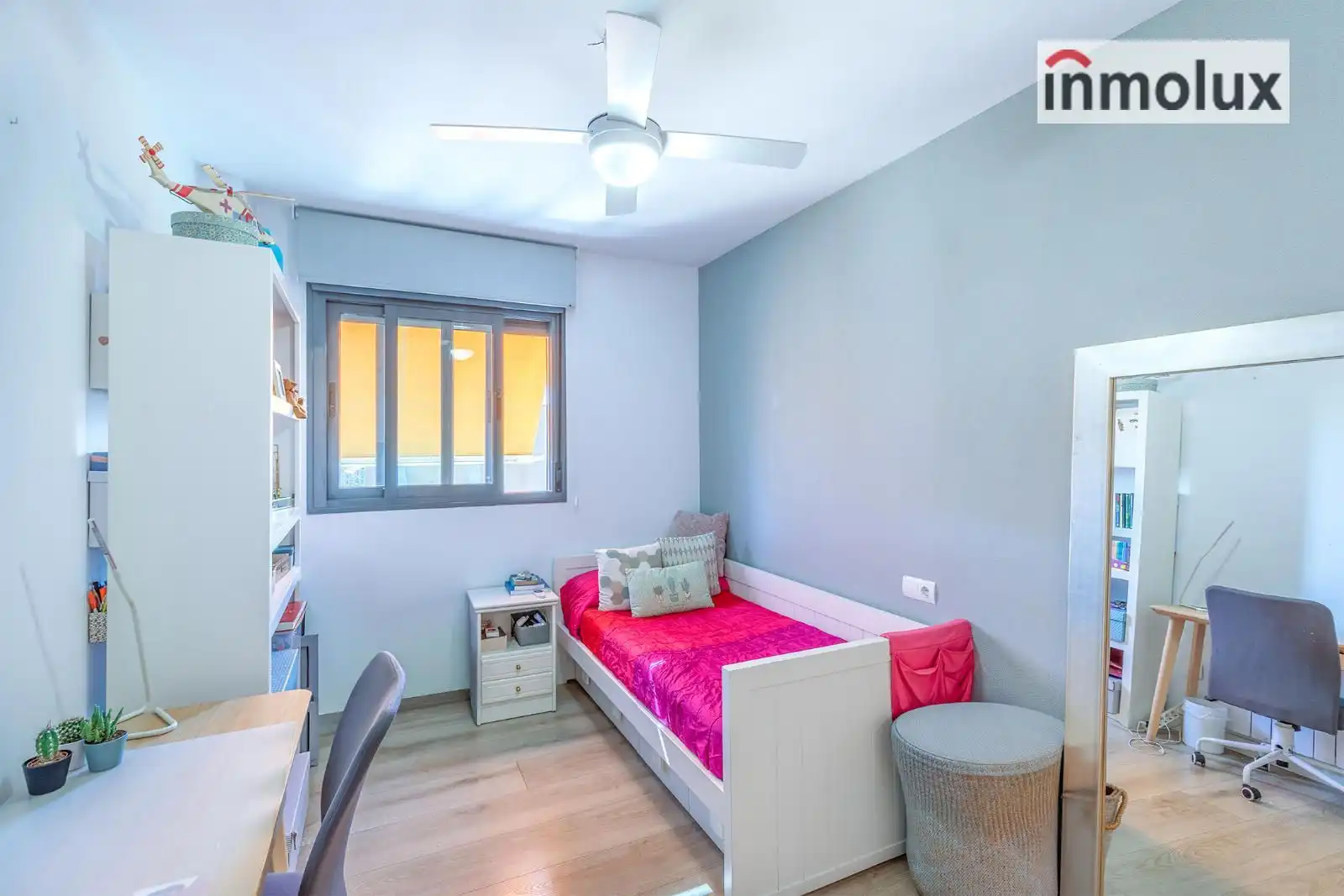 Schlafzimmer von Maisonette zur Miete in Alicante / Alacant mit Klimaanlage, Terrasse und Schwimmbad