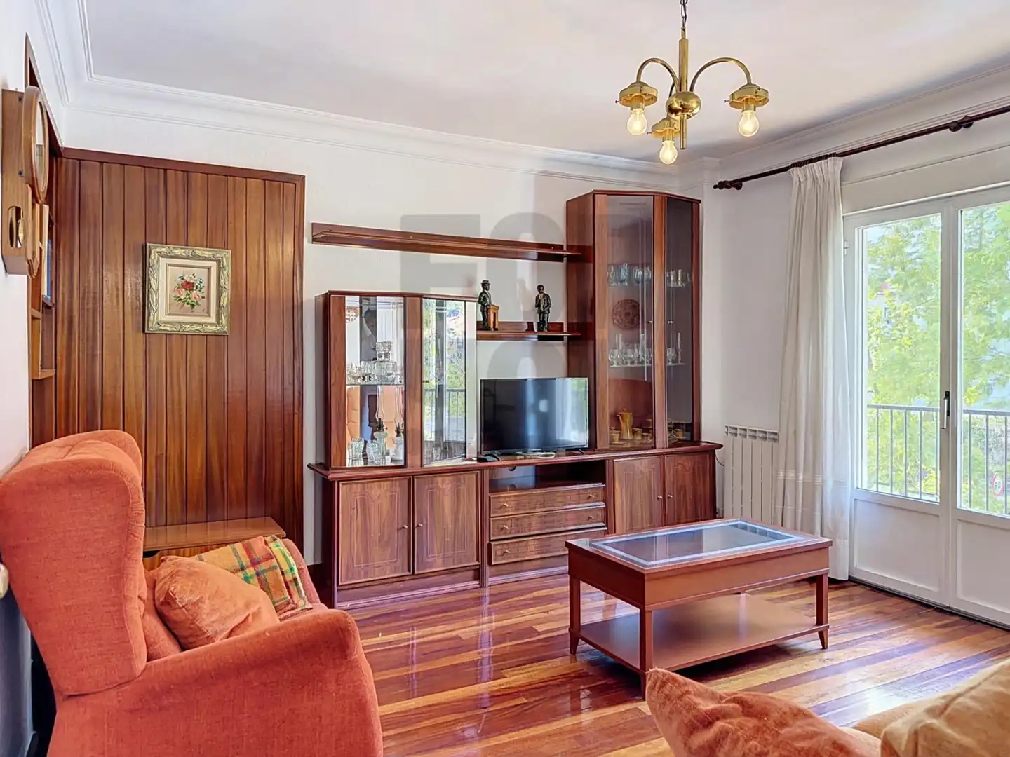 Wohnzimmer von Wohnung zum Verkauf in Ordizia mit Heizung und Balkon