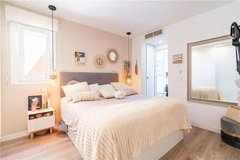 Dormitori de Casa adosada en venda en  Palma de Mallorca amb Aire condicionat, Jardí privat i Terrassa