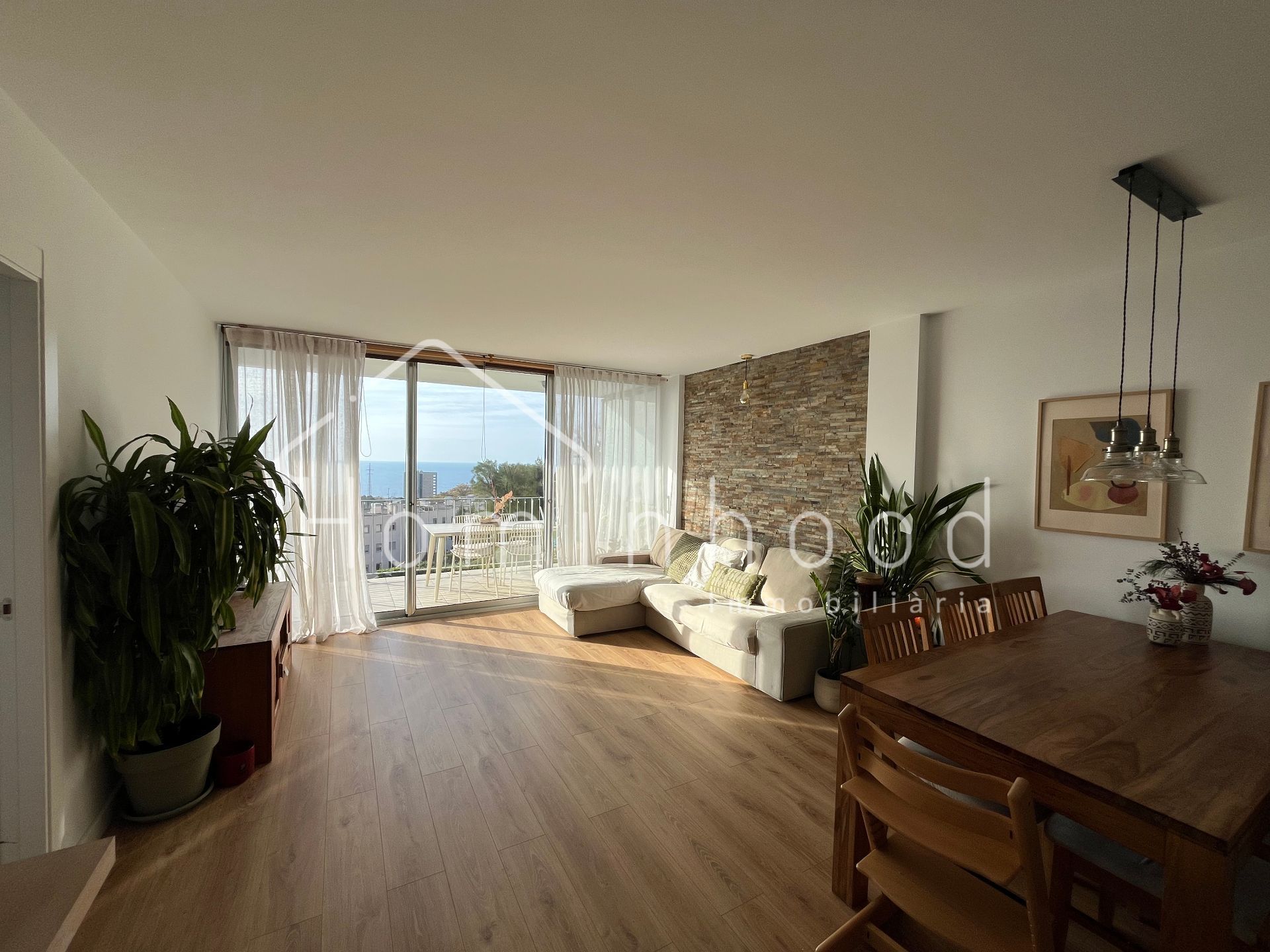 Sala d'estar de Pis en venda en Montgat amb Aire condicionat, Calefacció i Terrassa