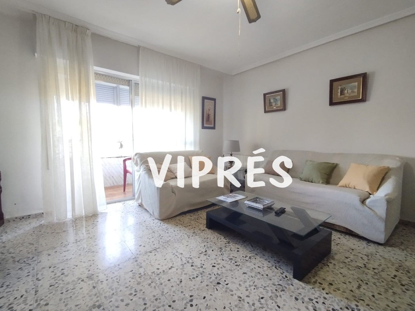 Living room of Flat for sale in Cáceres Capital  with Heating and Furnished