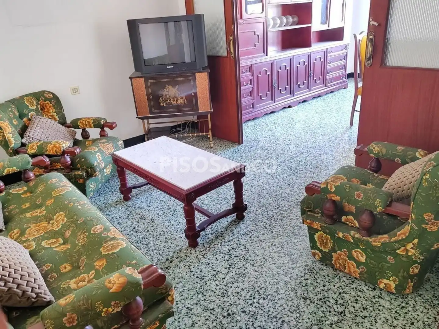 Sala de estar de Piso en venta en A Coruña Capital 