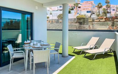 Terrace of Apartment for sale in Mogán  with Air Conditioner, Furnished and Oven