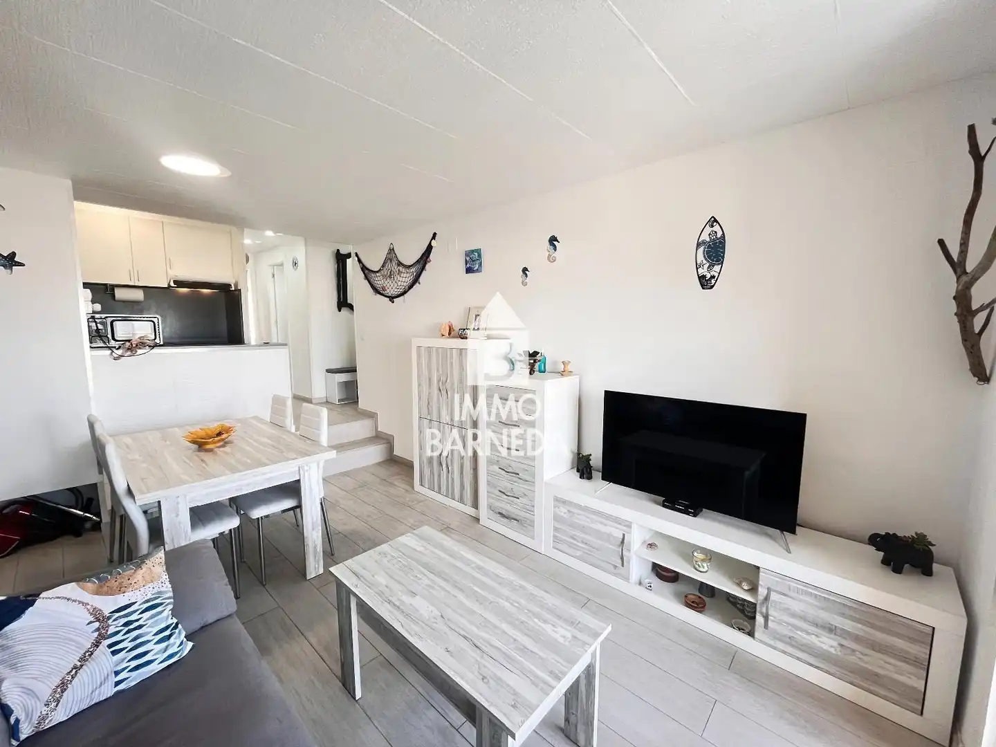 Sala de estar de Piso en venta en Empuriabrava con Aire acondicionado, Calefacción y Terraza