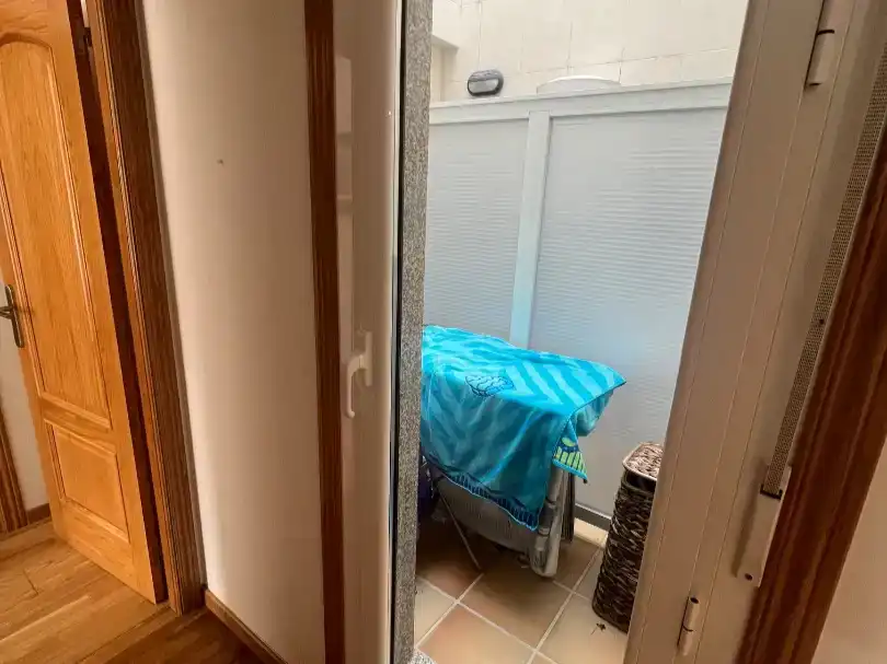 Balcony of Flat for rent in Sanxenxo  with Private garden, Parquet flooring and Storage room