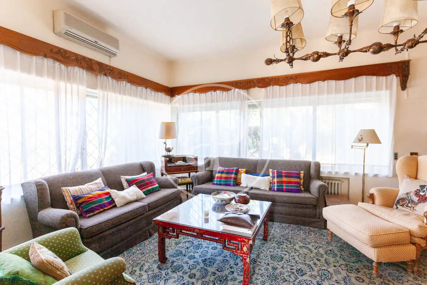 Sala de estar de Casa o chalet en venta en Torrelodones con Calefacción, Jardín privado y Terraza