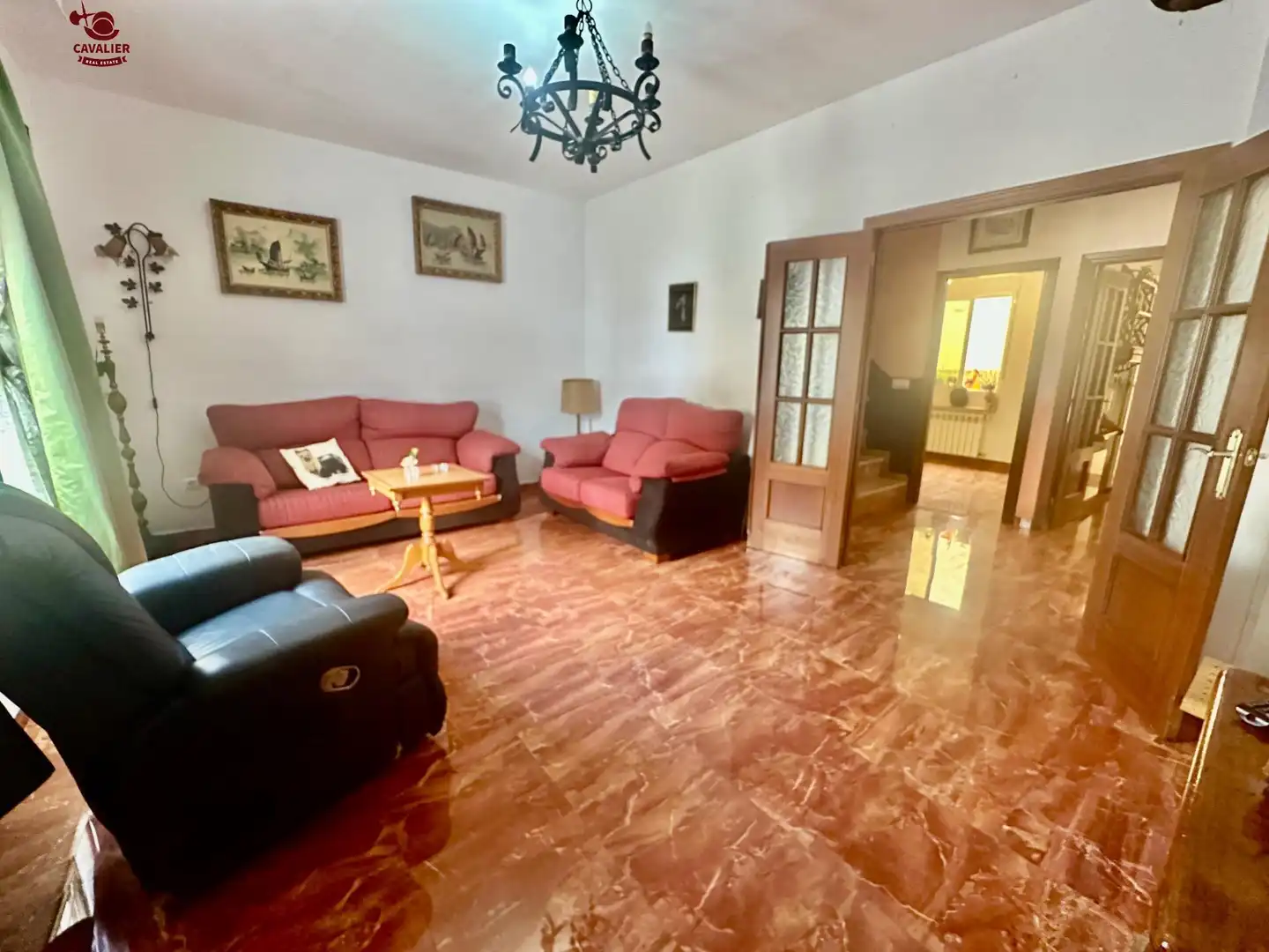 Sala de estar de Casa adosada en venta en Doña Mencía con Calefacción, Terraza y Trastero