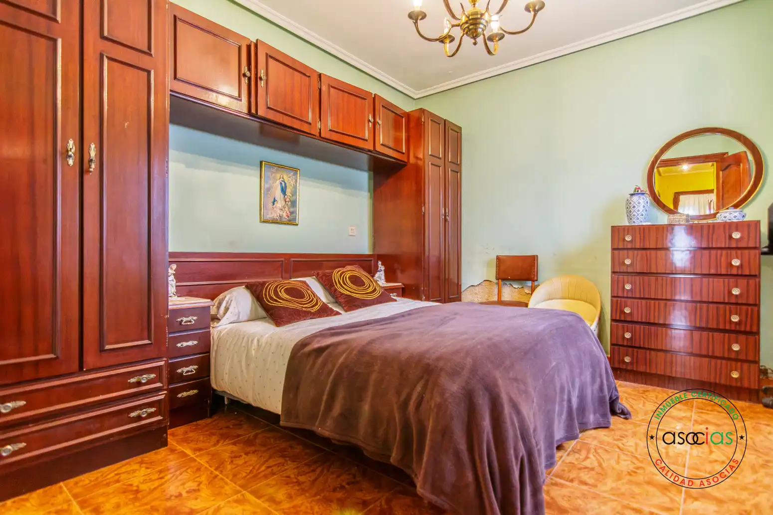 Bedroom of Attic for sale in Langreo  with Heating and Furnished