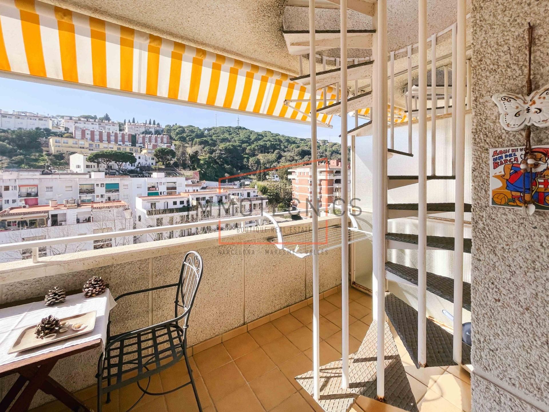 Balcony of Attic for sale in Caldes d'Estrac  with Air Conditioner, Heating and Balcony