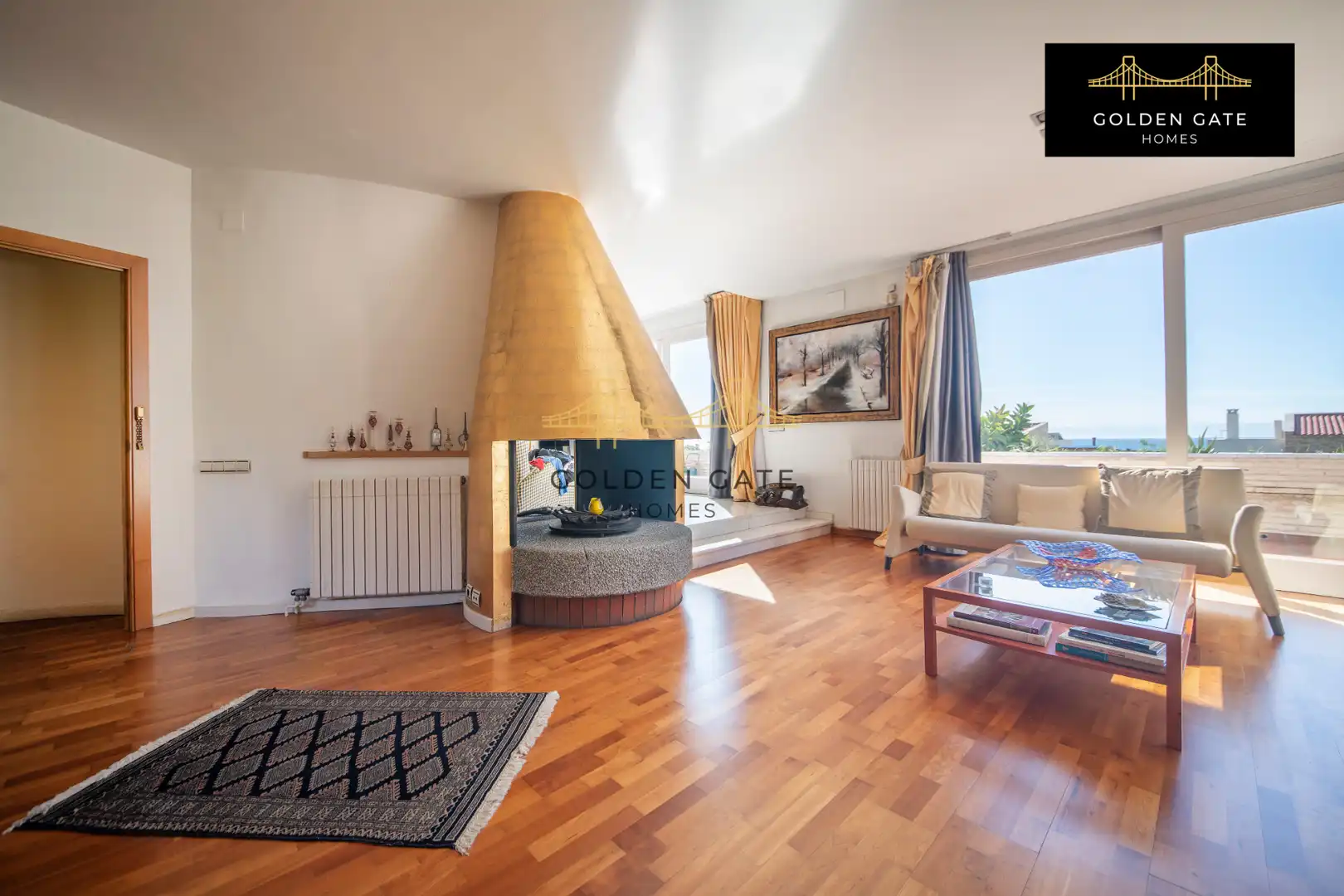 Sala de estar de Casa o chalet en venta en Alella con Aire acondicionado, Calefacción y Jardín privado