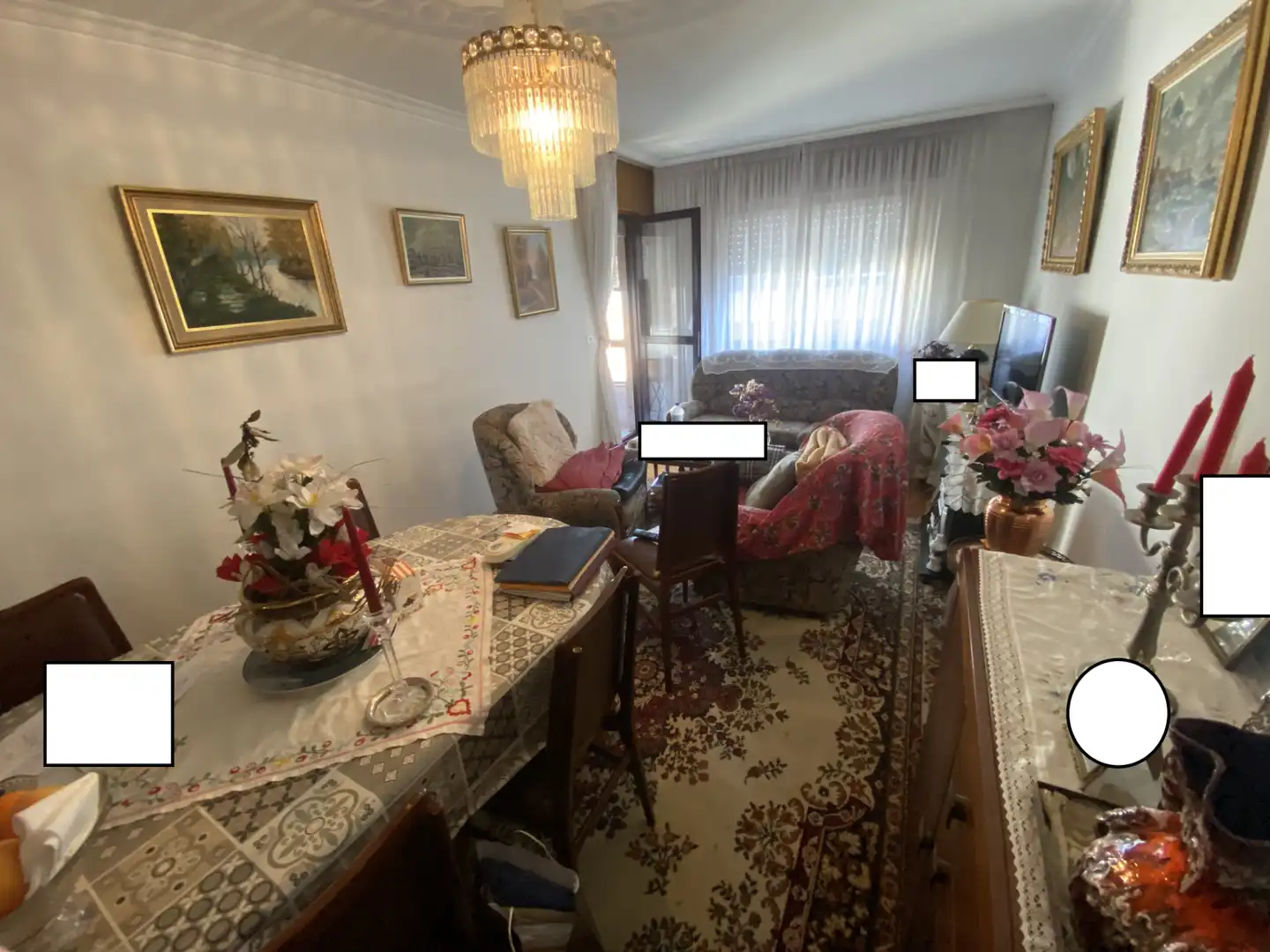 Sala de estar de Apartamento en venta en Vigo  con Calefacción, Parquet y Trastero