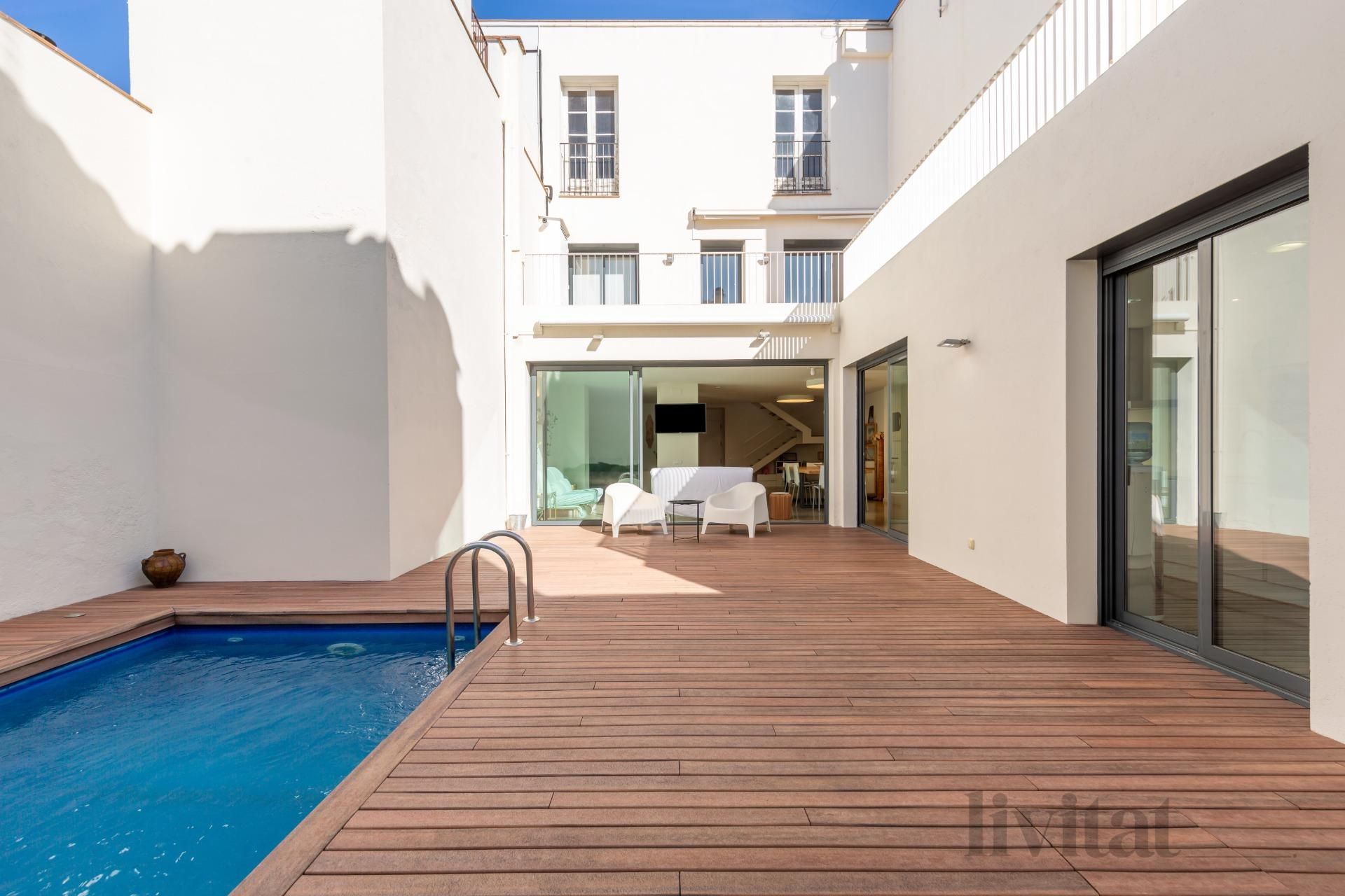 Terrace of Single-family semi-detached for sale in Terrassa  with Air Conditioner, Heating and Terrace