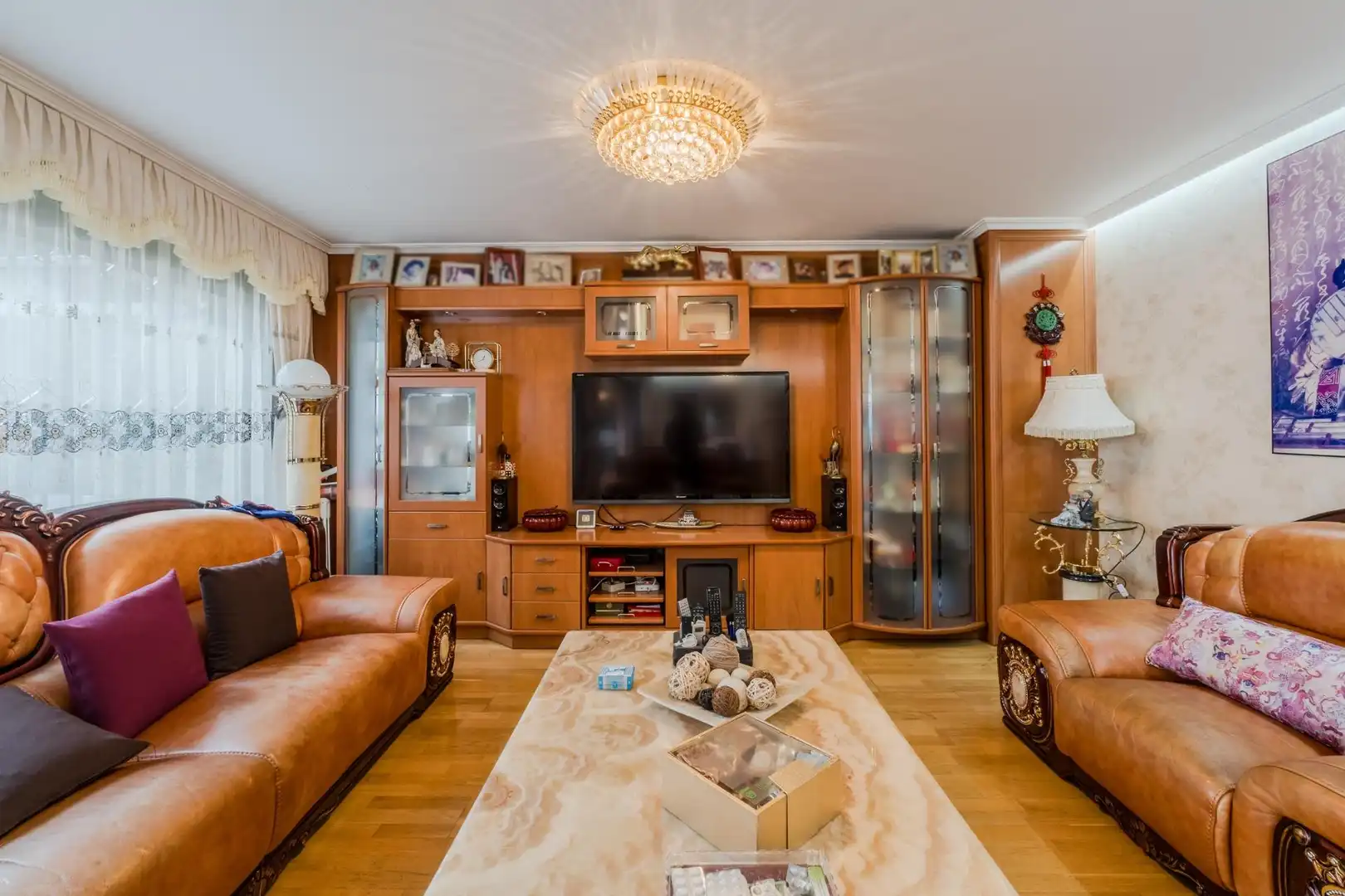 Sala de estar de Casa adosada en venta en Carabanchel