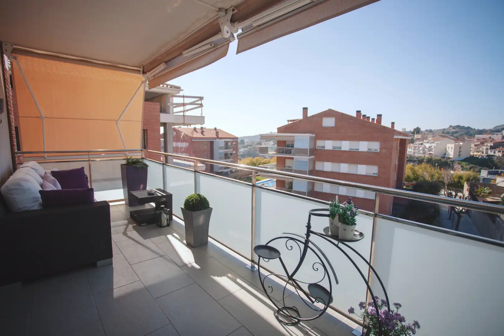 Terrassa de Dúplex en venda en Tiana amb Aire condicionat, Calefacció i Parquet