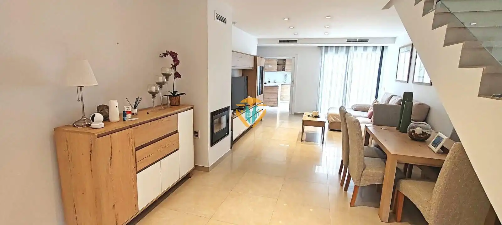 Sala de estar de Casa o chalet en venta en Benidorm con Aire acondicionado y Amueblado
