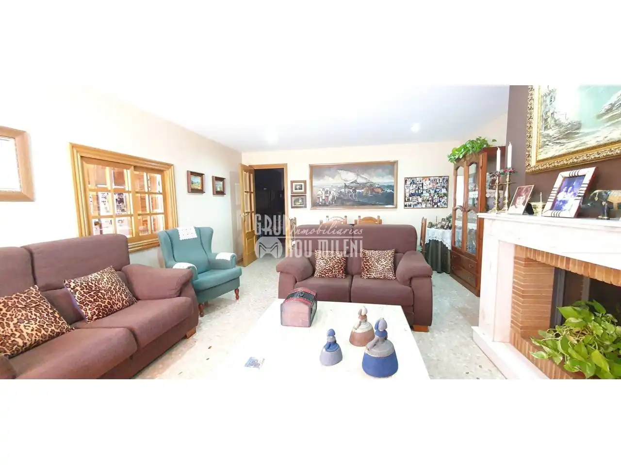 Sala de estar de Casa o chalet en venta en Alfafar con Aire acondicionado, Terraza y Amueblado