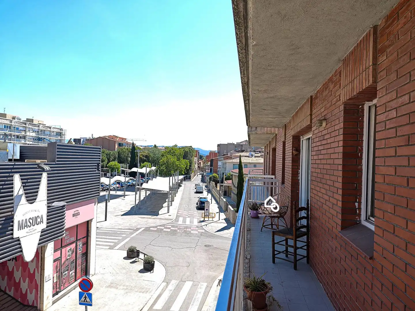 Vista exterior de Piso en venta en Igualada con Calefacción, Terraza y Trastero