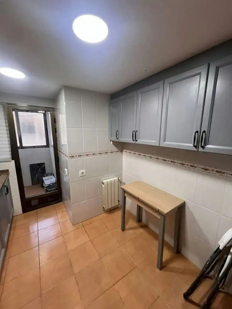 Kitchen of Flat for share in Valencia  with Heating, Washing machine and TV