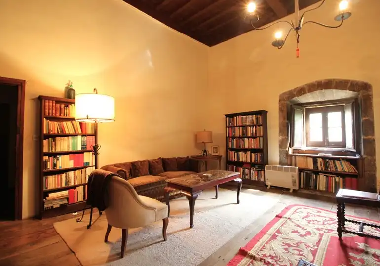 Living room of Houses for sale in Salas  with Furnished