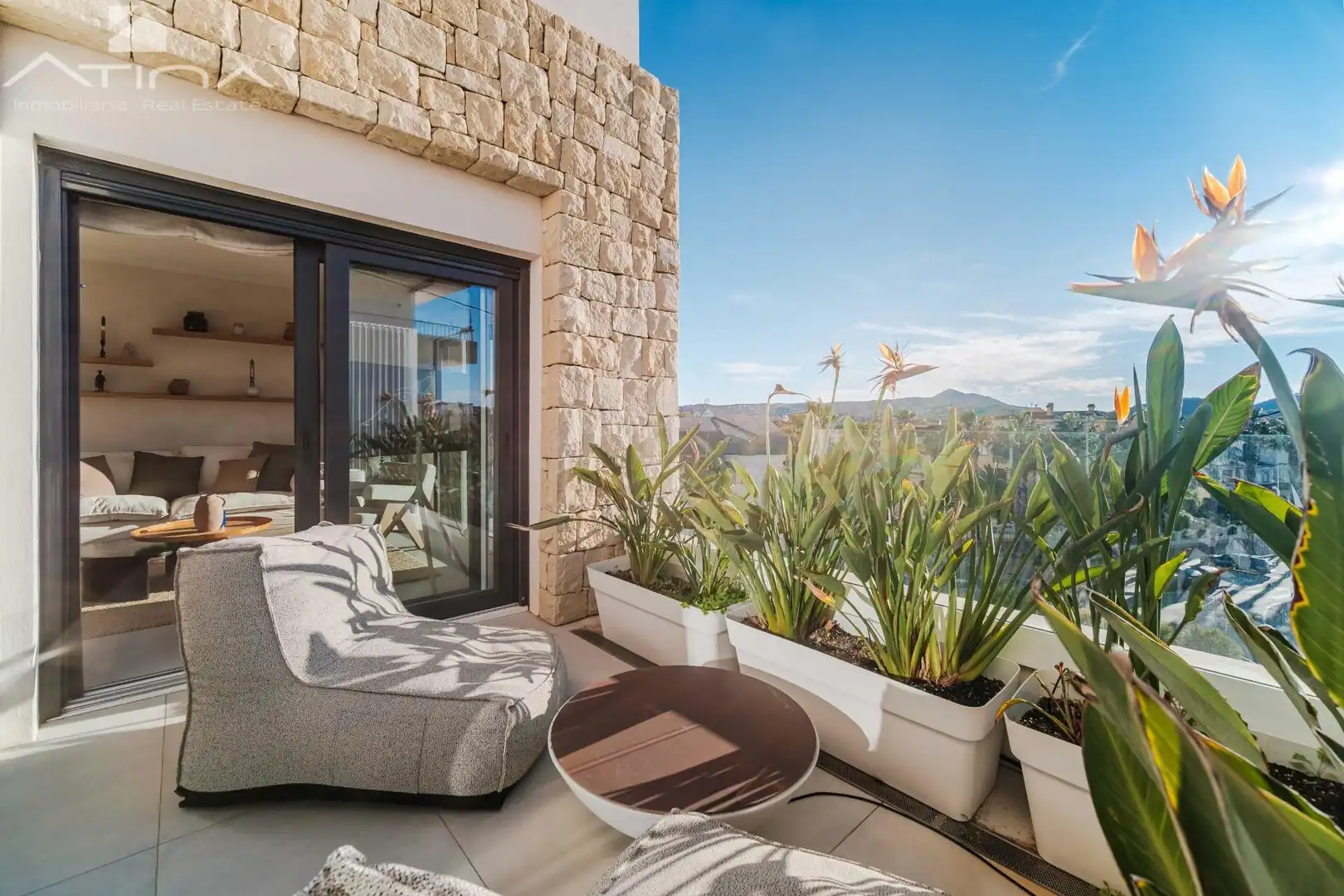 Terraza de Ático en venta en Jávea / Xàbia con Aire acondicionado, Calefacción y Jardín privado