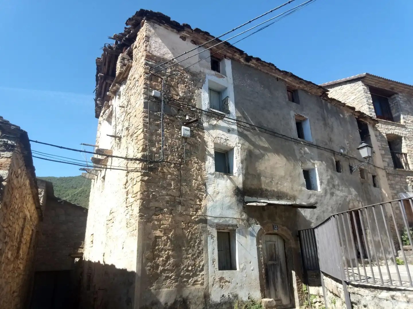 Vista exterior de Casa o chalet en venta en El Pueyo de Araguás con Jardín privado