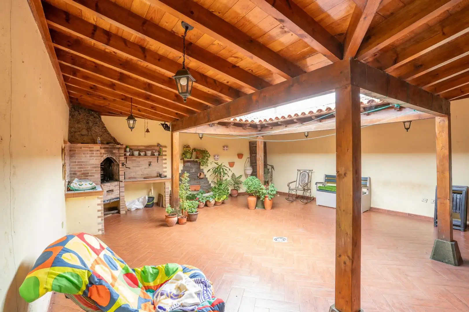 Terrace of Houses for sale in San Cristóbal de la Laguna  with Terrace, Storage room and Furnished