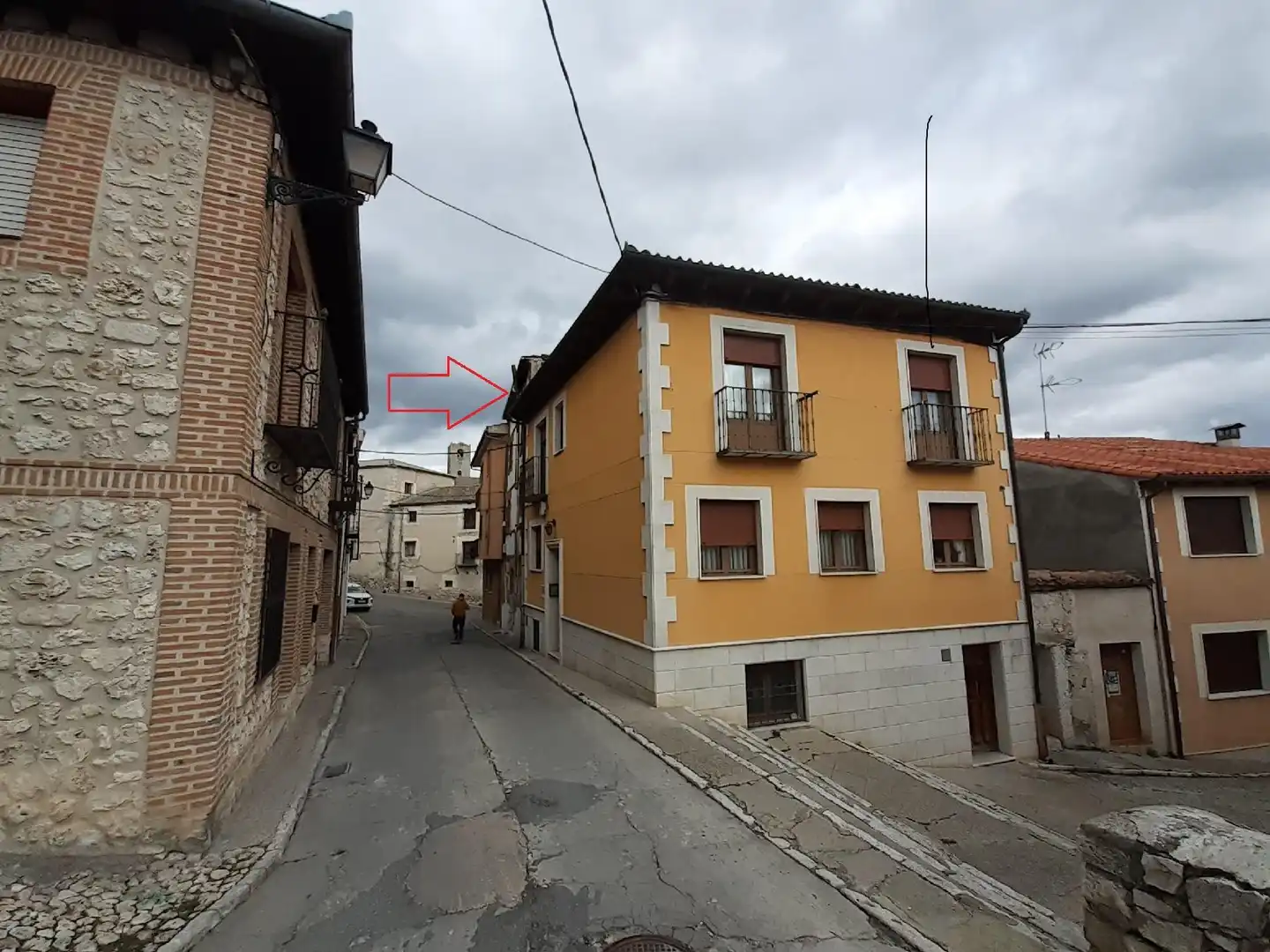 Vista exterior de Casa adosada en venta en Cuéllar