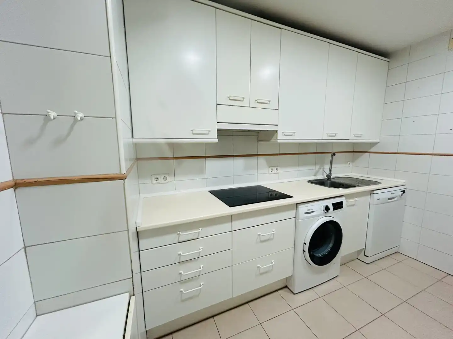 Cocina de Piso de alquiler en Madrid con Aire acondicionado, Calefacción y Parquet