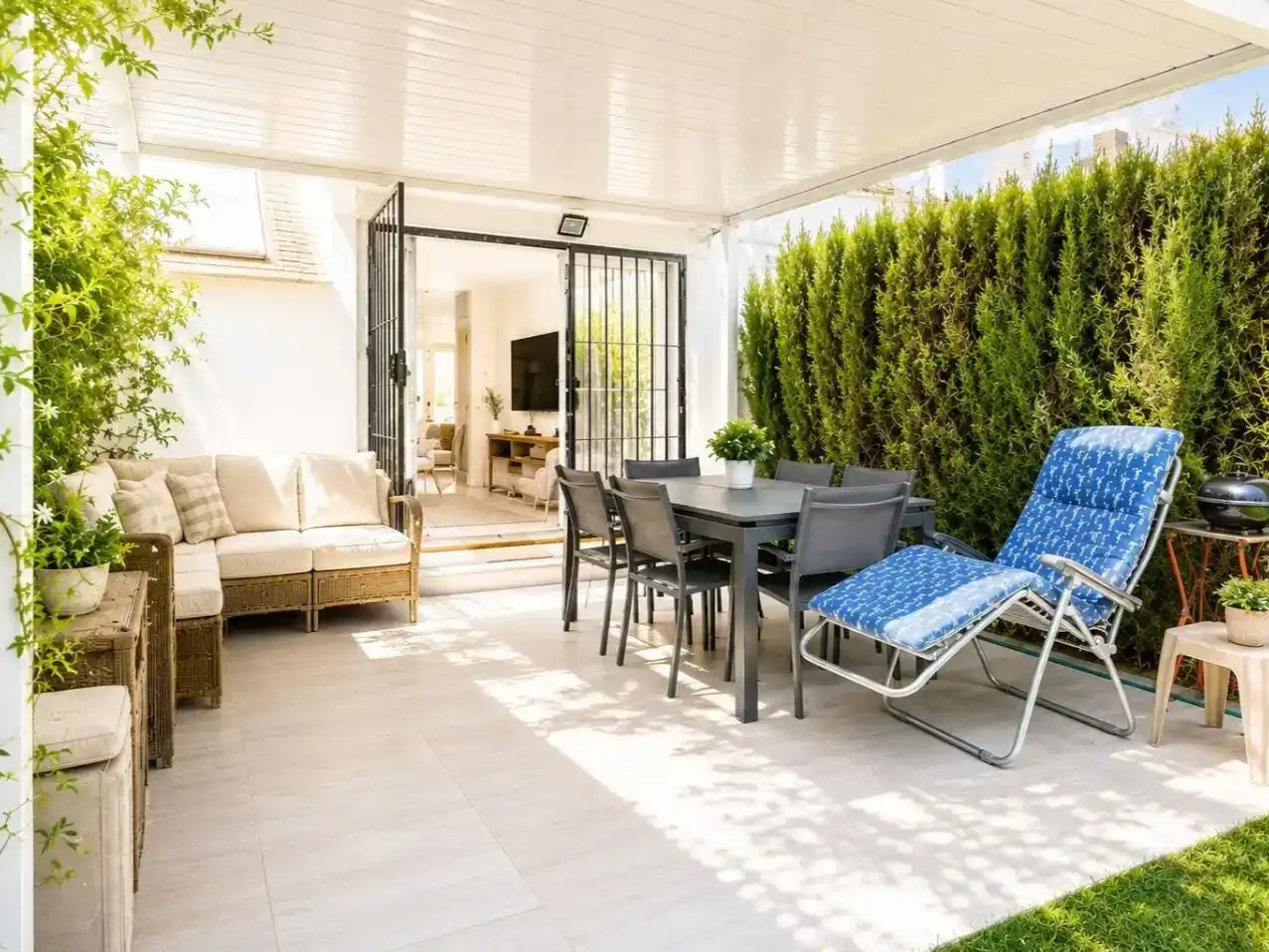 Terraza de Casa adosada en venta en Estepona con Aire acondicionado